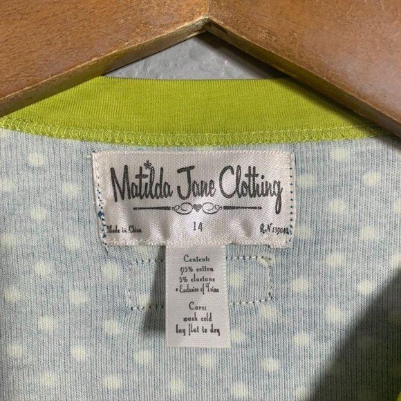 Matilda Jane Polka Dot Ruffle Button Down Cardigan - Picture 3 of 7
